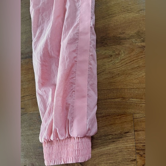 Adidas Fleece Lined Windbreaker Track Pants - Picture 6 of 7